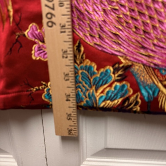 Red Embroidered Kimono Jacket - Picture 11 of 15